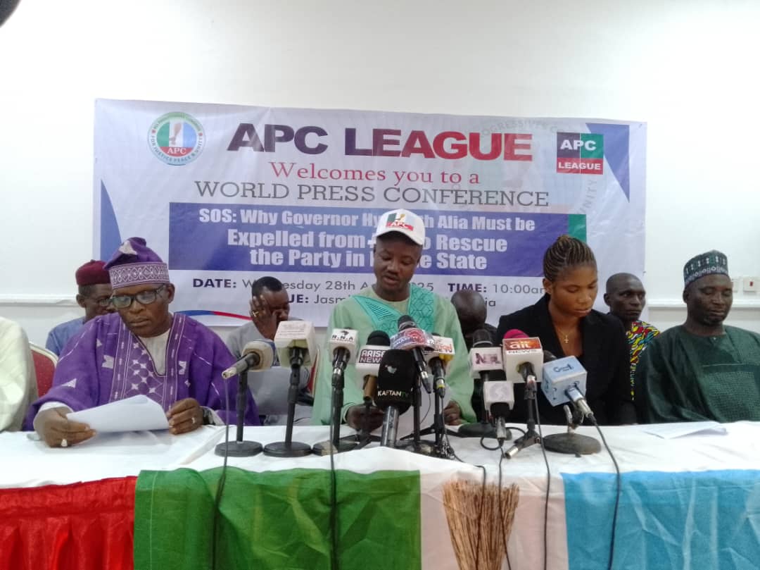 APC League Calls for Expulsion of Governor Alia Over Alleged Anti-Party Activities, Alliance with ADC